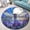 Dragonfly10, variant on Round Rug, Amethyst Soft Washable Carpet, Non-Slip Floor Mat for Living Room Bedroom Home Decor 24 Inch