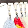 thumbnail image 3 of Jinsinto 4 Pieces Kitchen Towel Clips Kitchen Towel Clip Multifunctional Metal Kitchen Towel Clips Storage Clip for Hanging Dish Towel Beach Towel Bath Towel, 3 of 5