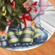 thumbnail image 2 of Falda para árbol de Navidad con puntadas, suave y divertida, decoración navideña de granja con cuello para árbol de Navidad de 36", 2 of 4
