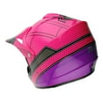 thumbnail image 6 of WOW Youth Kids Motocross BMX MX ATV Dirt Bike Helmet HJOY Spider Pink, 6 of 6