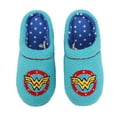 thumbnail image 3 of Wonder Woman Wonderwoman Logo Women's Blue Scuff Slippers-Large, 3 of 5