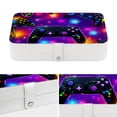 thumbnail image 4 of Game Controller PU Leather Jewelry Box with Removable Compartment and Necklace Organizer Display Case - Portable, 4 of 6
