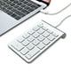 thumbnail image 1 of Teclado numérico Macally UCNUMKEY22 USB C con cable 1,5 m plateado, 1 of 8
