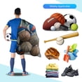 thumbnail image 4 of Wolfrail Mesh Bag Mesh Drawstring Bag Gym Sports Equipment Bag Large Mesh Net Bag, 4 of 5