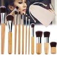 thumbnail image 2 of Makeup Brush Cosmetics Brushes Kit Natural Bamboo Make Up Brushes Set Makeup Brush Natural Bamboo Make Up Brushes Set Soft Powder Cream Cosmetics Brushes Kit, 2 of 8