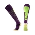 thumbnail image 4 of Calcetines de fútbol hasta la rodilla, suaves y transpirables, para deportes atléticos. Púrpura, 4 of 9