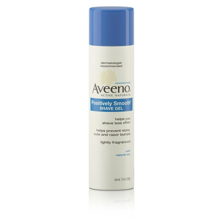 Aveeno Positively Smooth Moisturizing Shave Gel, 7 Oz