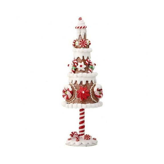 Regency International Candy/Cookie Tree on Stand, 10.5 inches, Red Green White