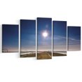 thumbnail image 2 of Sun in Blue Sky on Dyke Germany, 2 of 3