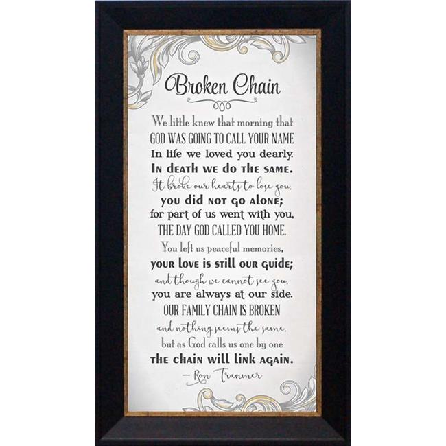 Broken Chain Framed Print with Photo