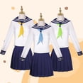 thumbnail image 4 of Peluca de disfraz de Noko Shikanoko para cosplay, vestido de Anime My Deer Friend Nokotan, uniforme escolar, falda de marinero JK, tocado Torako Koshi para mujer, 4 of 5