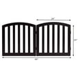thumbnail image 3 of Spaco Metal Freestanding Dog Gates with Door, Extra Wide Indoor Dog Fence Puppy Gate Safety Pet Gate for Stairs, Hallways, or Doorway, Extra Wide Dog gate for The House, Pet Puppy Safety Fence, 3 of 7