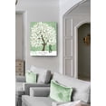 thumbnail image 5 of MuralMax - His & Hers Personalized Canvas Wall Art - Custom Romance Tree With Couples Names & Date - Gifts For Milestone, Newlyweds, Wedding Anniversary, Housewarming - Green - Size 12 x 10, 5 of 6