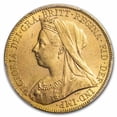 thumbnail image 2 of 1900 Great Britain Gold Sovereign Victoria Veil Head MS-62 PCGS, 2 of 3