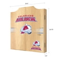 thumbnail image 2 of NHL Dart Cabinet Set with Darts and Board - Colorado Avalanche, 2 of 4