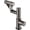 10-Gun Gray, variant on Bathroom Brass Basin Faucet Mixer Hot Cold Water Tap One Hole Deck Mounted Micro Generator Temperature Display Gunmetal Bagnolux