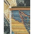 thumbnail image 3 of Unique Loom Outdoor Botanical Collection Area Rug - Winnow (10' x 14' 2" Rectangle Gray Ivory Yellow), 3 of 11