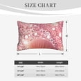 thumbnail image 3 of Plush Throw Pillow Covers, Makeup Brush on Pink Glitter Pillow Cases with Invisible Zipper, Breathable Microfiber Pillow Cases Standard Size for Sleeping Bedroom Sofa Living Room, 3 of 5