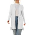 thumbnail image 5 of AGWOLF Cardigan Sweaters for Women Long Sleeve Open Front Lightweight Cardigans Loose Fit Long Cardigans for Women Soft Casual Coats for Work and Office M, 5 of 9
