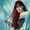 Red, variant on Air Bangs Corn Perm Full Hair Wig Natural Look Synthetic Wig for Women Daily Wear with Soft Realistic Feel