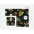 thumbnail image 6 of NextWall Jet Black Summer Garden Floral Peel and Stick Wallpaper, 6 of 10