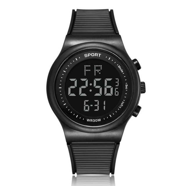 Reloj deportivo de moda para hombres y mujeres, estudiantes de secundaria y adolescentes, reloj electrónico multifuncional luminoso impermeable simple y moderno para hombres