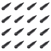 (16 Pack) MSA Spike Tapered Lug Nut 12mm x 1.50mm Thread Pitch Black For POLARIS RANGER 4x4 Diesel 2015-2018