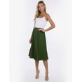 thumbnail image 5 of Falda plisada brillo sutil AMAD Casual para mujer Talla M, 5 of 5
