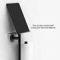 thumbnail image 6 of SAFETY+BEAUTY 3-in-1 Stainless Steel Double Toilet Paper Holder with Grab Bar and Top Shelf for Wet Wipes, Napkins, Phone, Pad, 6 of 8