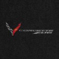 thumbnail image 3 of Lloyd Mats LogoMat Custom-Fit 2PC Carpet Floor Mats for 2023-2026 Chevrolet C8 Corvette (No E-RAY), Charcoal, 3 of 5