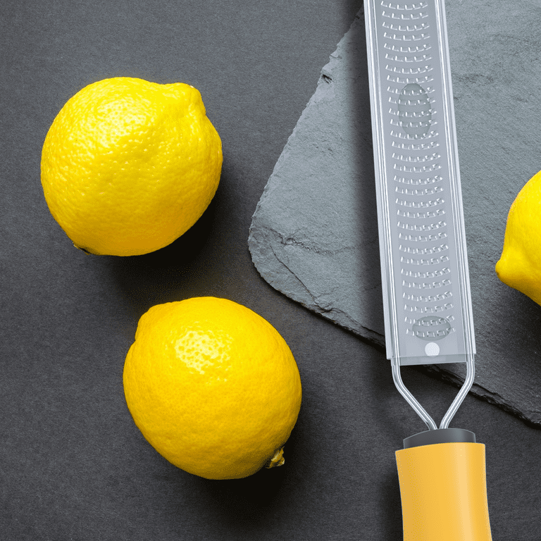 BelleGuppy Lemon Zester & Cheese Grater, Professional Zesting tool for  Parmesan, Citrus, Ginger, Nutmeg, Garlic, Chocolate, Fruits, Razor-Sharp