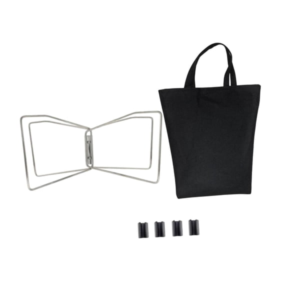 Miulika Foldable Stand Luggage Rack with Storage Bag Folding Stable Ice Box Holder Storage Bin Stand for Household Cooking BBQ