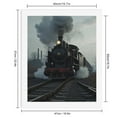 thumbnail image 2 of Paint by Numbers Kit for Adults, Train On Tracks Journey Paint by Numbers, Easy Paint by Numbers Kit for Adults Beginner, DIY Adult Paint by Number Kits on Canvas, Home Decor, 2 of 7