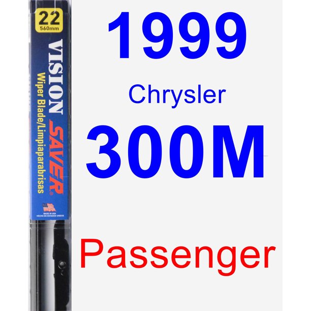 1999 Chrysler 300M Passenger Wiper Blade Vision Saver