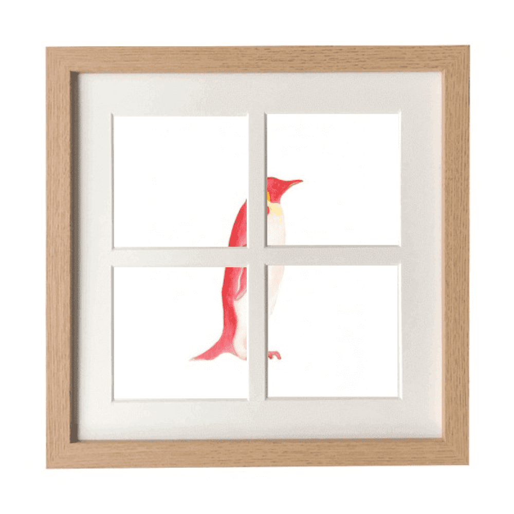 IUCN Endangered Animals Red Emperor Penguin Frame Wall Tabletop Display