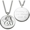 Personalized Planet Engraved Angel Locket Pendant