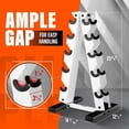 thumbnail image 2 of Metal A Frame Dumbbell Weight Rack 5 Tiers White, 2 of 6