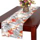 thumbnail image 2 of Camino de mesa ABPHQTO de flamencos tropicales 40x180 cm con hojas de palmera para decoración de banquete de boda, 2 of 3