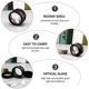 thumbnail image 2 of Glass Magnifying Glass Antique Magnifier Eye Loupe Magnifier Magnifying Glasses Craft Magnifying Glass, 2 of 4