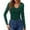 Green, variant on EDFBUYKRS Long Sleeve Shirts for Women Undershirt Crewneck Comfy Basic Layer Tops Blouse Solid Color Xl