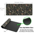 thumbnail image 6 of Large Mouse Pads Black, Keyboard Mouse Pad Office Desk Pad, Long Gaming Mouse Pad Non-Slip Rubber Base, 35.4 X 15.7 inch for Work/Game/Office Mystical Hare with Horns, Vintage Wicca Texture, 6 of 6