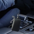 thumbnail image 3 of WRKEKC Clearance Retro Faraday Bag for Car Keys - RFID Shielding Anti-Theft Protection, Leather-Textured Portable Key Pouch with Zipper Closure (12x7x2cm), 3 of 6