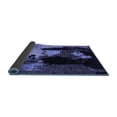 thumbnail image 2 of Ahgly Company Indoor Square Abstract Blue Modern Area Rugs, 4' Square, 2 of 4