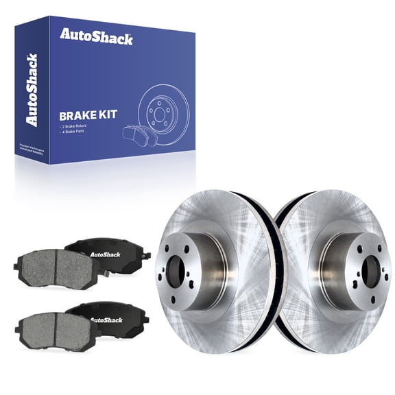 AutoShack Front Brake Rotors & Ceramic Pads for Subaru, Forester 2003-2008 Outback 2001-2005 Impreza 2003-2005 Legacy 2001-2005 Baja 2003-2006, AWD H4 2.0L 2.5L H6 3.0L - 11.55" (293.4 mm), 5-Lug