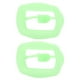 thumbnail image 3 of Retractor de mejillas de silicona, abridor de boca Dental portátil reutilizable para inspección bucal, 2 uds., verde claro, 3 of 14