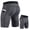 Gray Type B, variant on LYMAYTER Male Shorts for Compression Quick Dry Cycling Workout Pants Workout Running Sport Shorts S-3XL