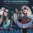 thumbnail image 2 of Car FM Transmitter, Wireless Bluetooth 5.0 Radio Adapter Car Kit, PD3.0 Type C 20W+QC3.0 Car Fast Charger, Hands Free Calling, Bass Lossless Hi-Fi Sou, 2 of 5