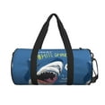 thumbnail image 2 of KLL Great White Shark Duffle Bag For Men Women Sport Gym Fitness Tote Travel Training Workout Basketball Football Weekender, 2 of 8
