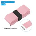 thumbnail image 2 of Uxcell 43.3" Absorb Sweat Non-Slip PU Tennis Racket Overgrip Tape Wraps Light Pink 9 Pack, 2 of 6