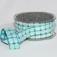 thumbnail image 2 of The Ribbon People Pale Blue Blocks Woven Edge Craft Ribbon 0.75" x 40 Yards, 2 of 2